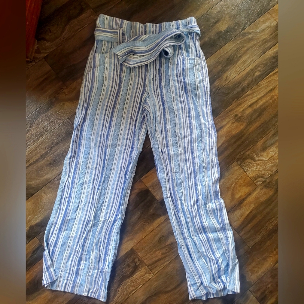 Gap Women's Size 12 Wide Leg Linen Pants